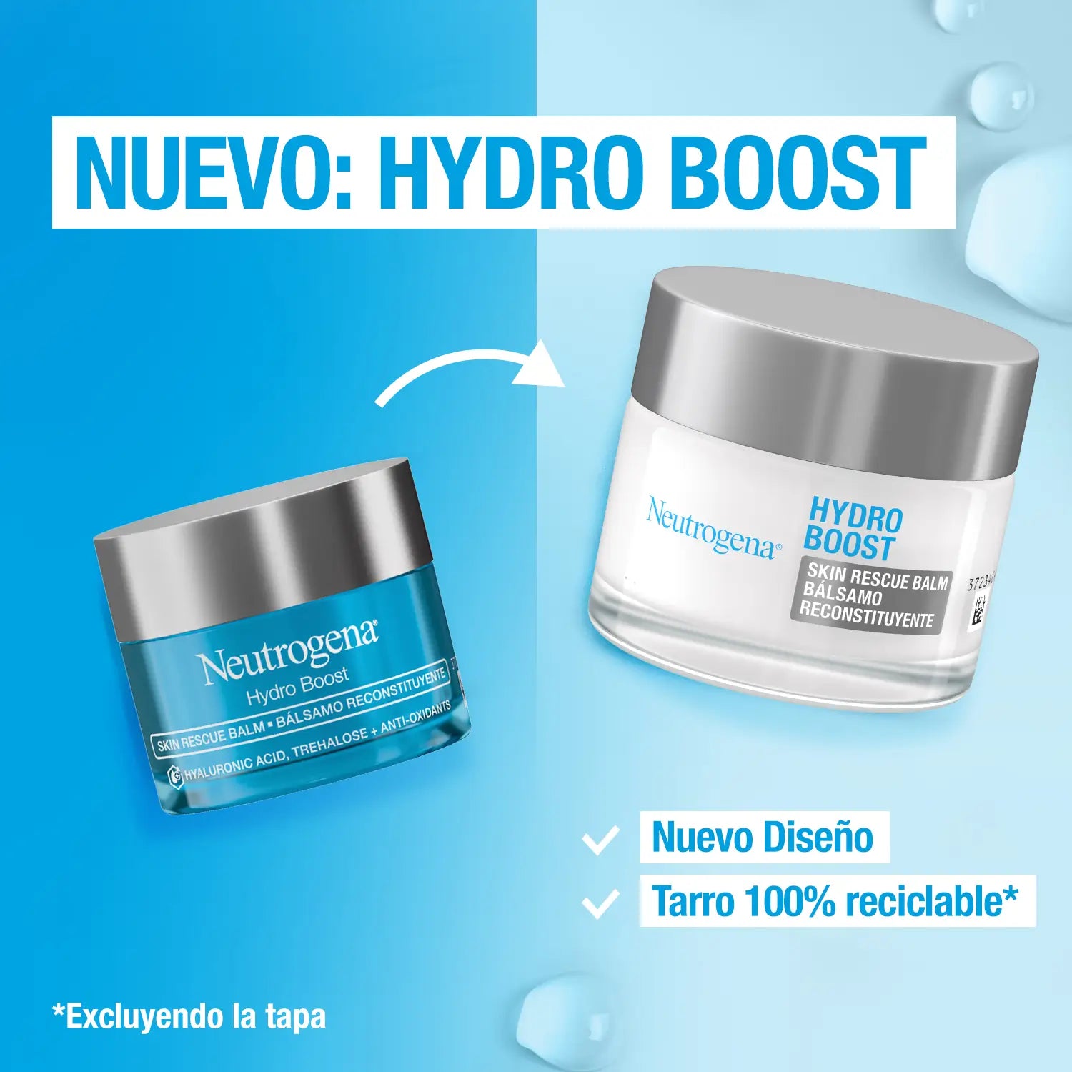Neutrogena Hydro Boost Bálsamo Hidratante para o Rosto, 50 ml