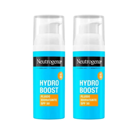 Neutrogena Hydro Boost Creme Fluido Hidratante Facial Spf50, 2X50 Ml