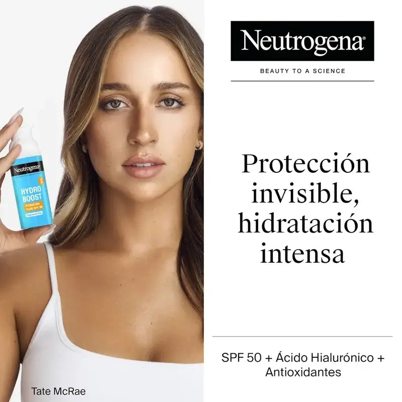 Neutrogena Hydro Boost Creme Fluido Hidratante Facial Spf50, 2X50 Ml