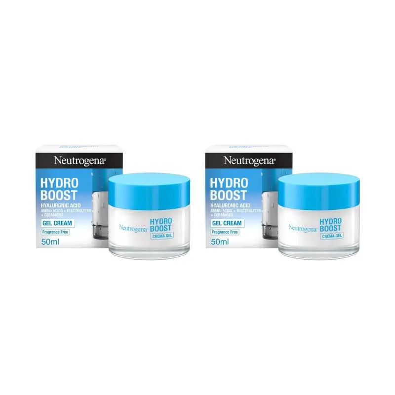 Neutrogena Hydro Boost Gel Creme Hidratante para o Rosto, 2X50 Ml