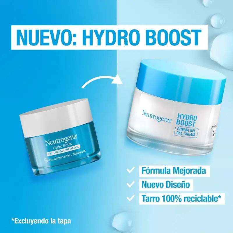 Neutrogena Hydro Boost Gel Creme Hidratante para o Rosto, 2X50 Ml