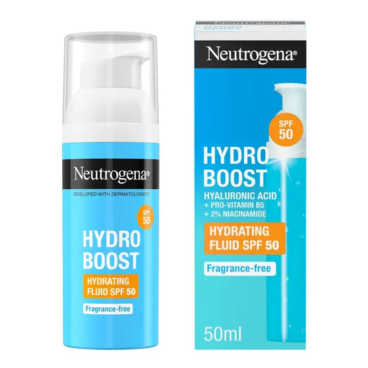 Neutrogena Hydro Boost Creme Fluido Hidratante Facial SPF 50, 50 ml