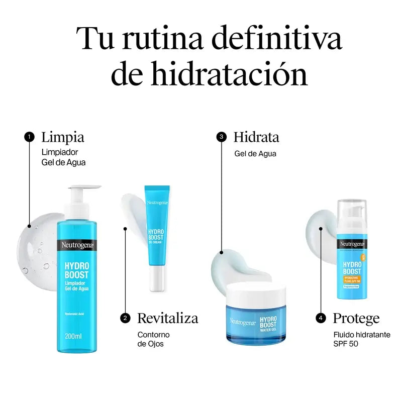 Neutrogena Hydro Boost Creme Fluido Hidratante Facial SPF 50, 50 ml