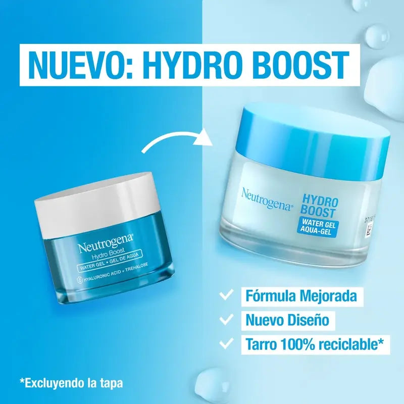 Neutrogena Hydro Boost Gel de Água Creme Hidratante Facial, 2X50 Ml