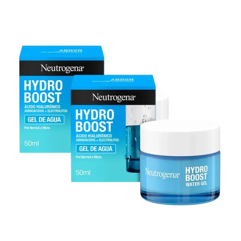 Neutrogena Hydro Boost Gel de Água Creme Hidratante Facial, 2X50 Ml