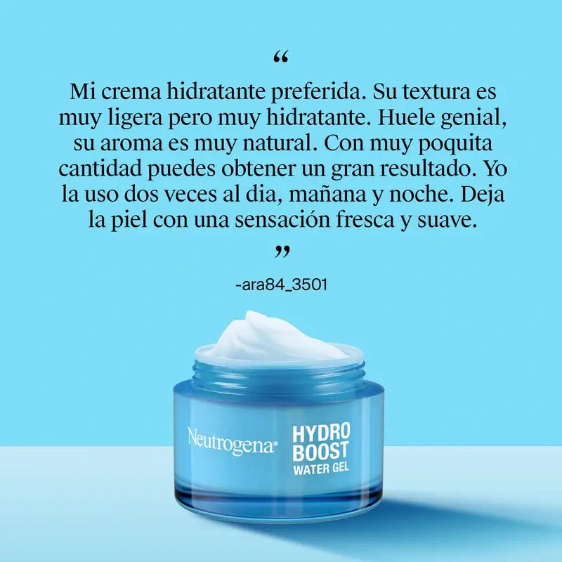 Neutrogena Hydro Boost Water Gel Creme Hidratante Facial Pele Normal e Mista, 50 ml