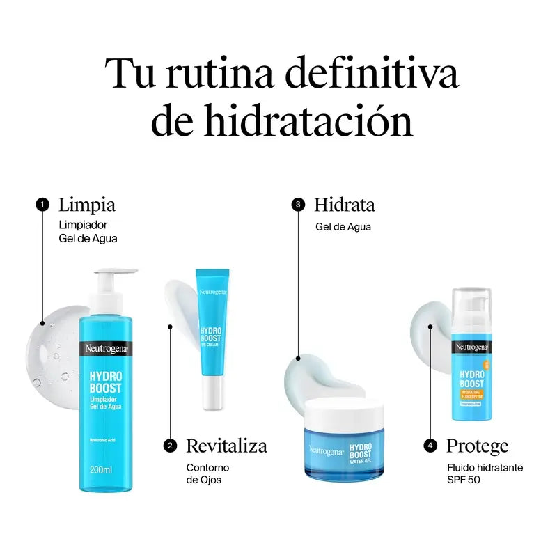 Neutrogena Hydro Boost Gel de Limpeza Facial Ácido Hialurónico, 200ml