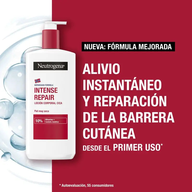 Neutrogena Neutrogena Creme Corporal Hidratante para Pele Muito Seca Creme Reparador Cica, 400 ml