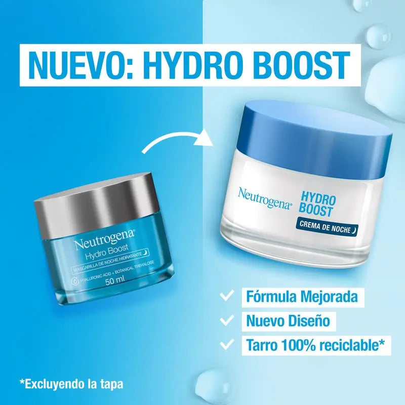 Neutrogena Hydro Boost Creme de Noite Hidratante, 50 ml