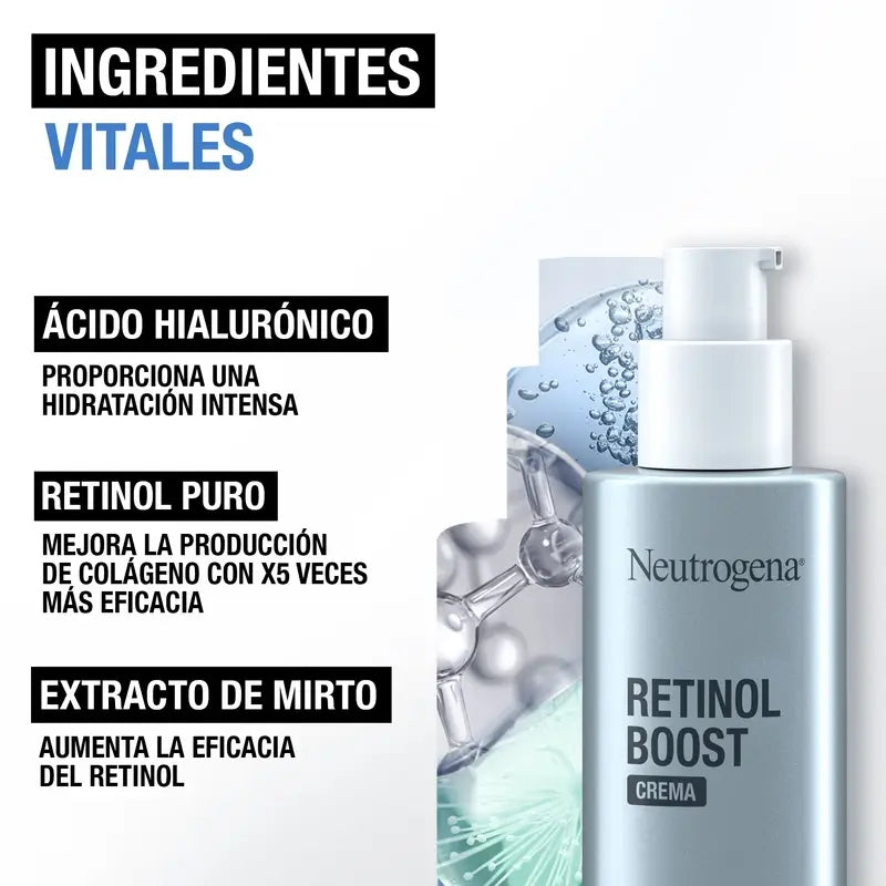 Neutrogena Retinol Boost Hidratante Facial Anti-Rugas, 50 ml