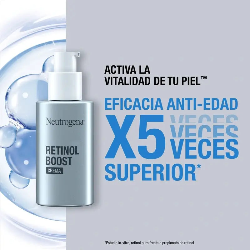 Neutrogena Retinol Boost Hidratante Facial Anti-Rugas, 2X50 Ml