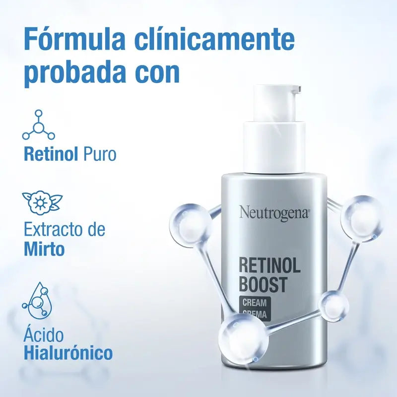 Neutrogena Retinol Boost Hidratante Facial Anti-Rugas, 2X50 Ml