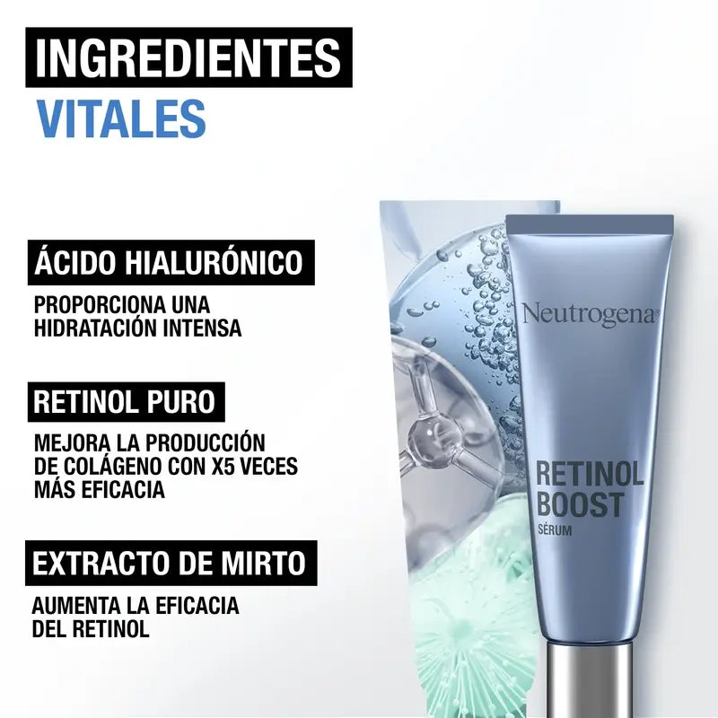 Neutrogena Retinol Boost Sérum Anti-Rugas para o Rosto, 2X15 Ml