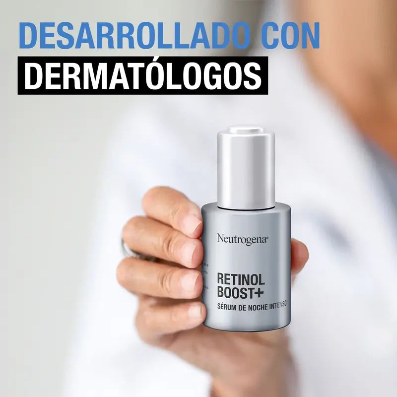 Neutrogena Retinol Boost Intense Sérum Anti-Rugas para o Rosto 0,23% Retinol, 2X30 Ml