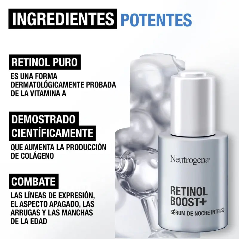 Neutrogena Retinol Boost Intense Anti-Wrinkle Face Serum 0,23% Retinol, 30 ml