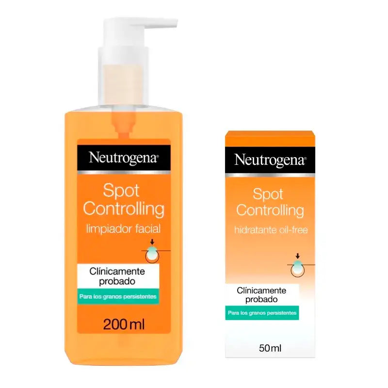 Neutrogena Rotina Básica Pele Acneica Oleosa - Controlo e Prevenção de Manchas
