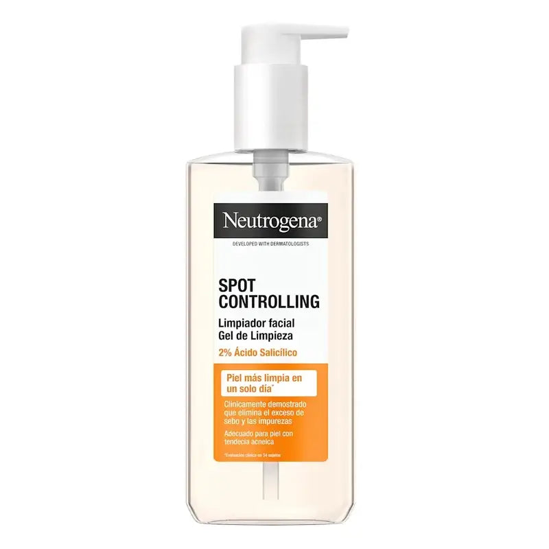 Neutrogena Gel de Limpeza Facial para Controlo de Manchas, 200 ml