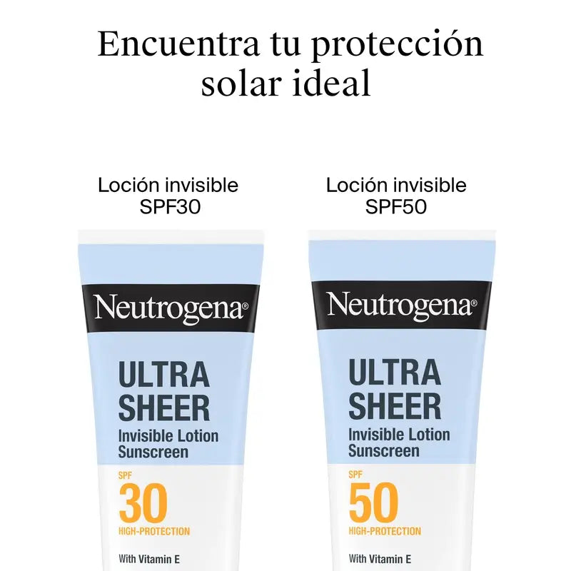 Neutrogena Ultra Sheer Loção Hidratante Invisível Spf50, 200 ml