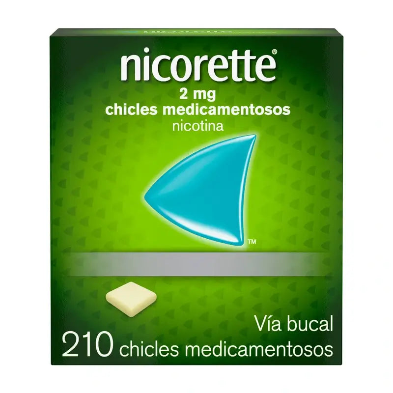Nicorette 2 mg 210 Goma de mascar