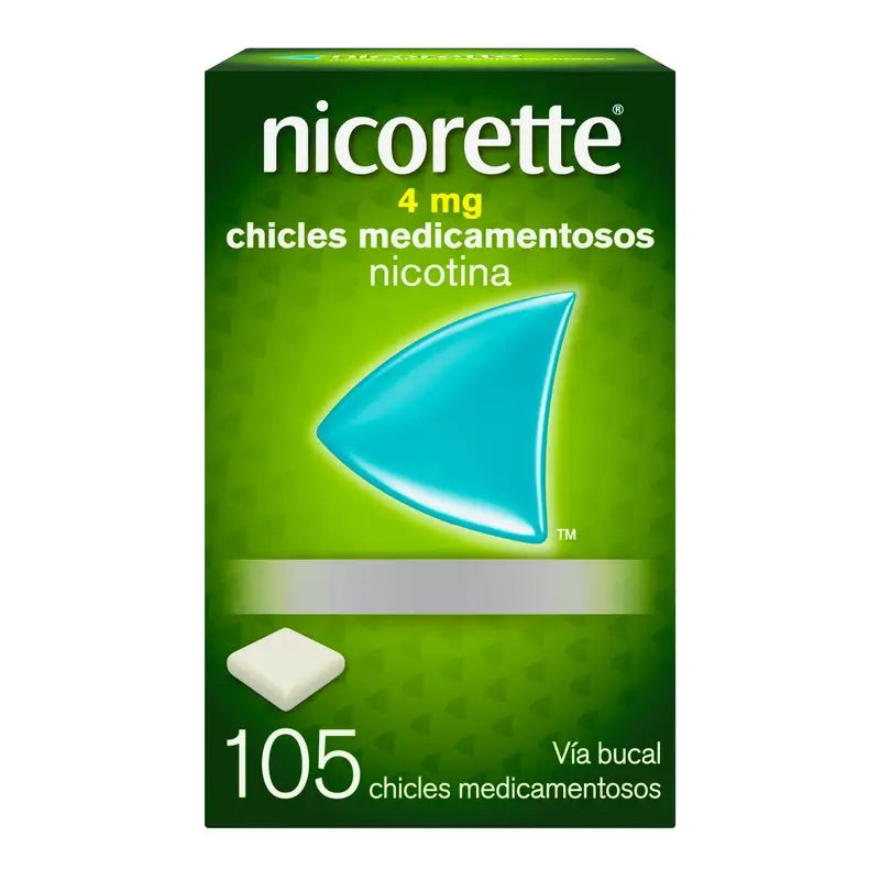 Nicorette 4 mg 105 Goma de mascar
