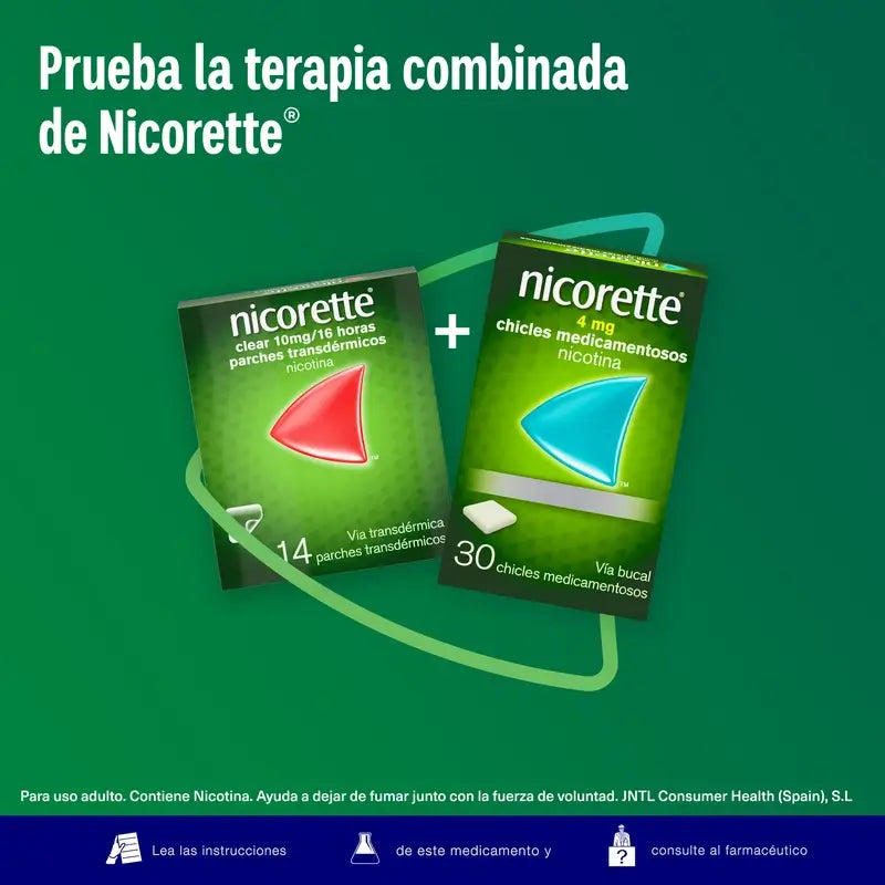 Nicorette 4 mg 30 Goma de mascar