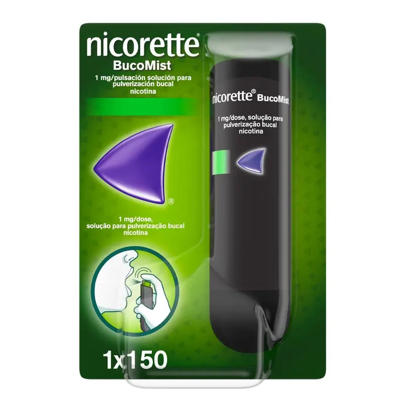 Nicorette® BucoMist 1 mg/solução de pulverização bucal