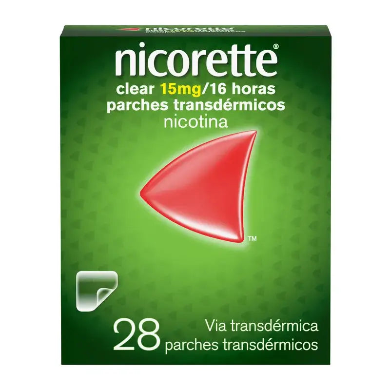 Nicorette Clear 15 mg/16 h, 28 adesivos transdérmicos