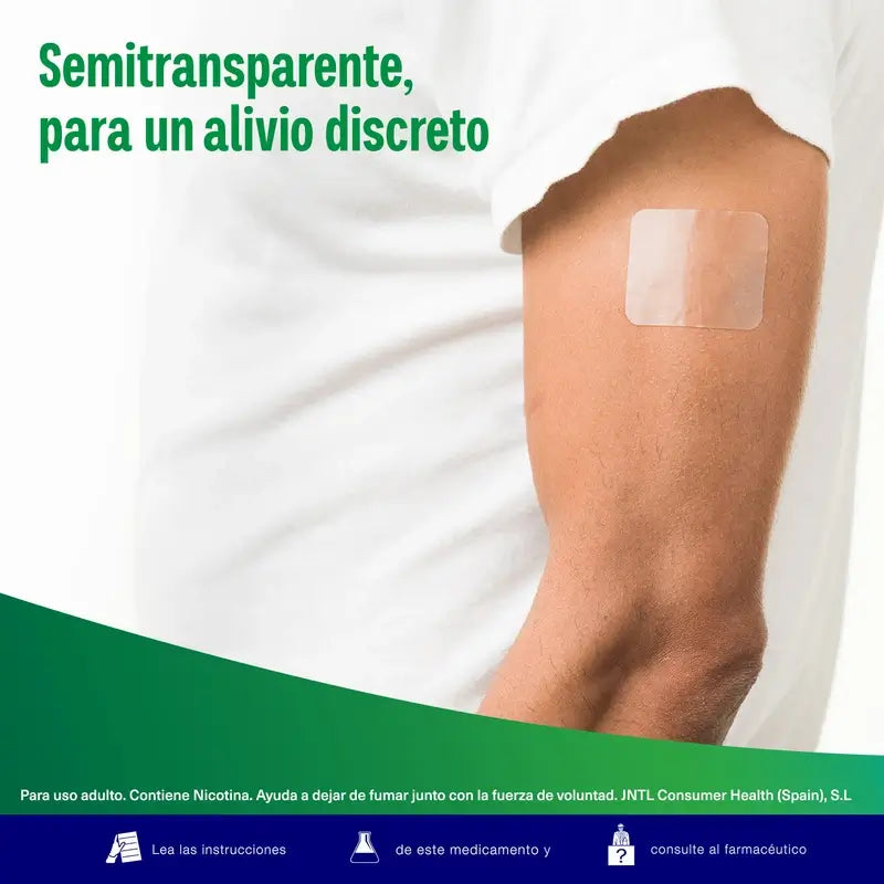 Nicorette Clear 15 mg/16 h, 28 adesivos transdérmicos