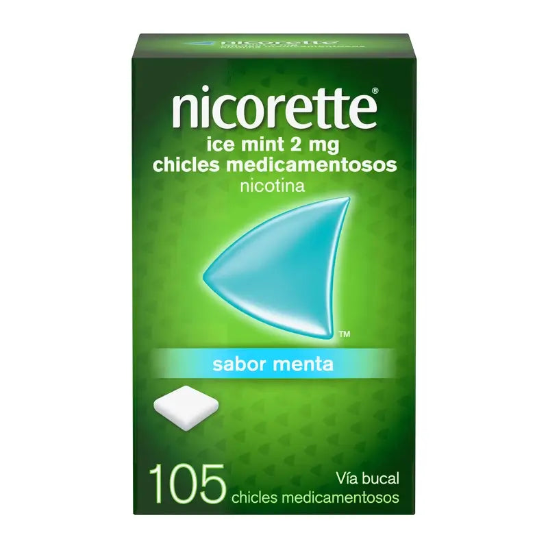 Nicorette Ice Mint 2 mg 105 Pastilha elástica