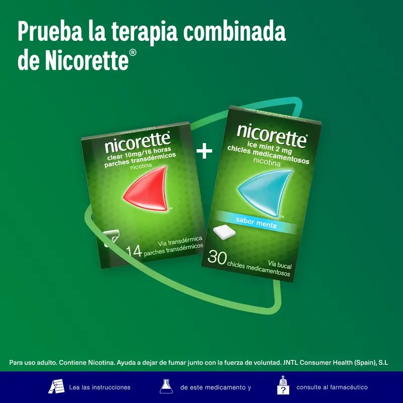 Nicorette Ice Mint 30 Goma de mascar 2 Mg