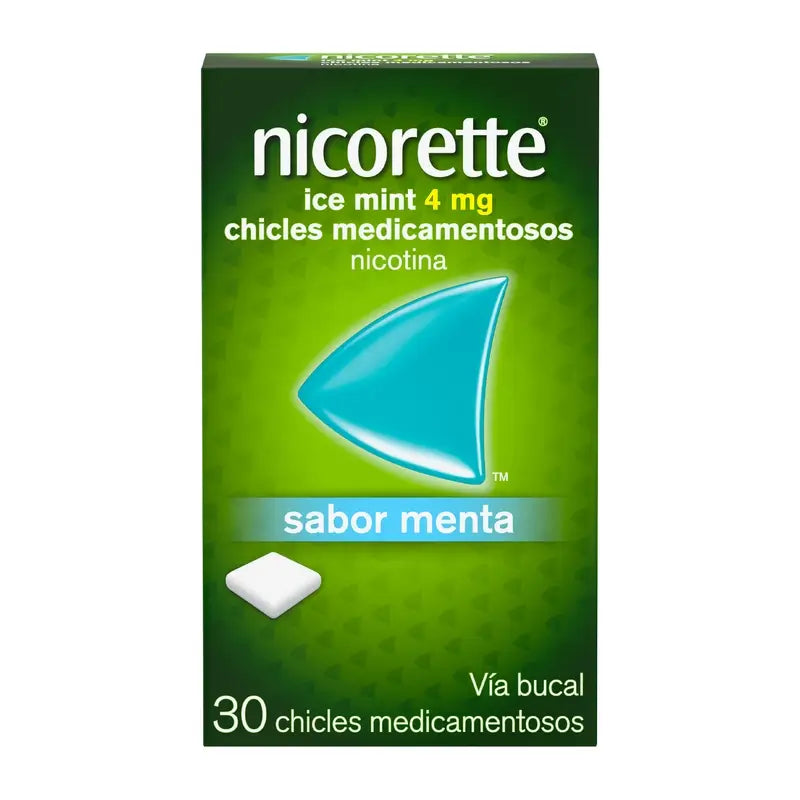 Nicorette Ice Mint 4 mg 30 gomas de mascar