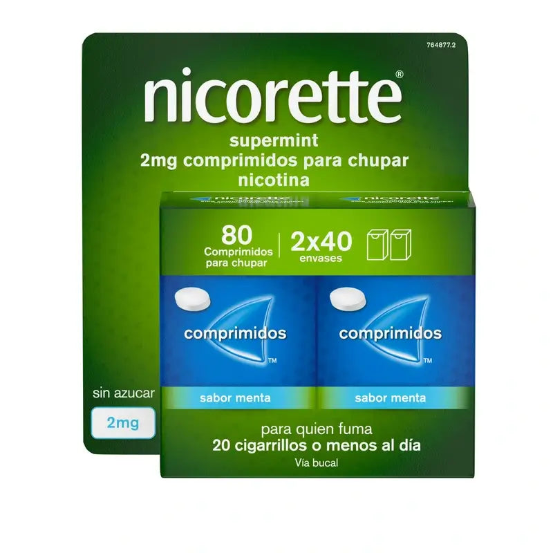 Nicorette Supermint, 80 comprimidos