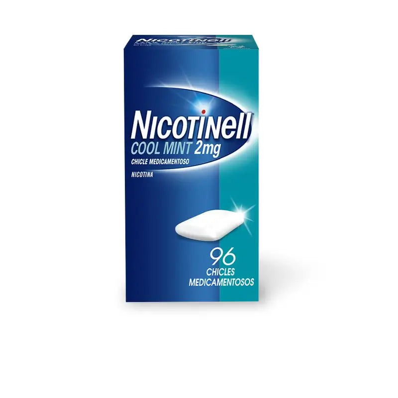 Nicotinell Cool Mint 2 mg 96 Gomas de mascar