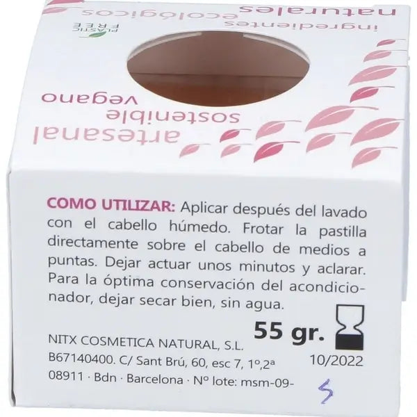 Condicionador sólido anti-frizz Nitx 55Gr.