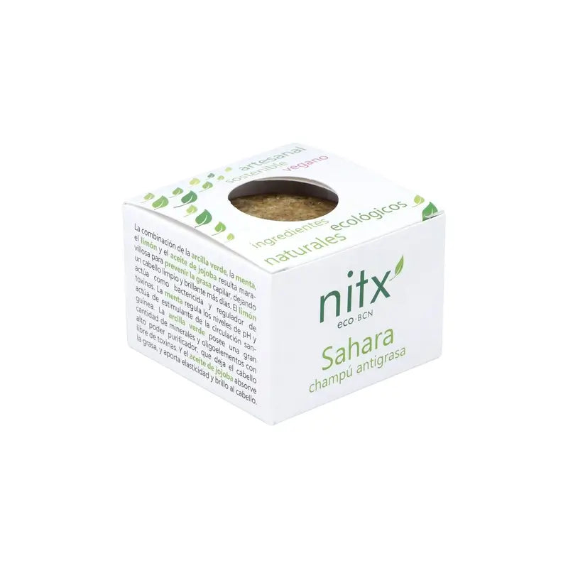Champô sólido anti-gorduroso Nitx 85Gr.