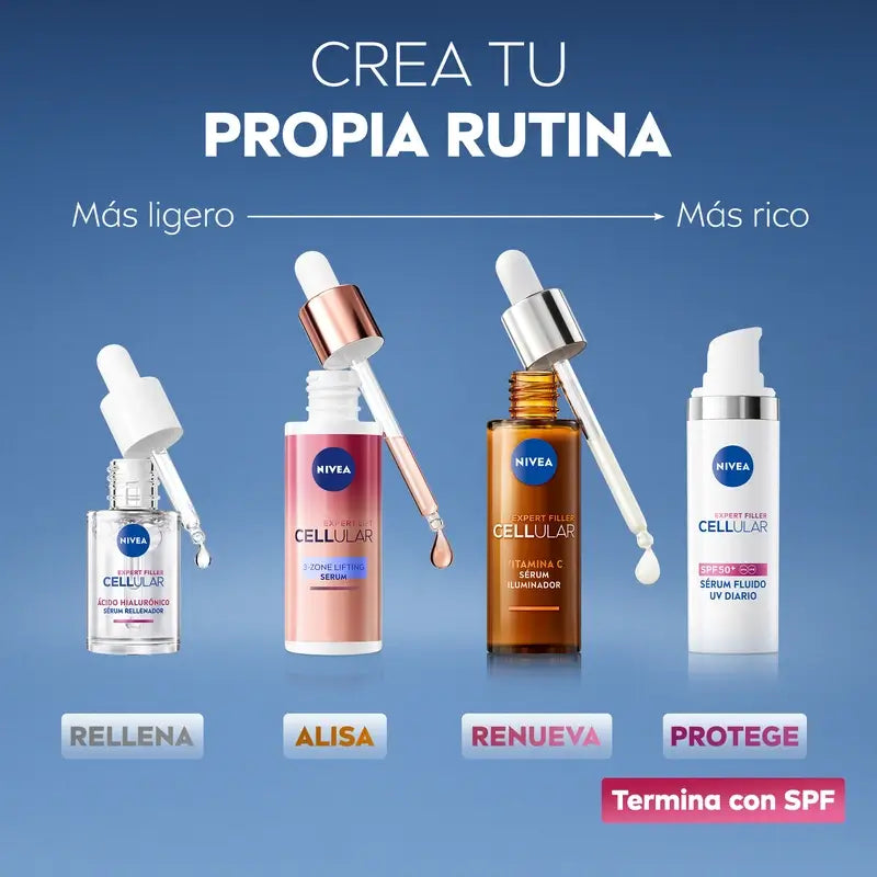 Nivea Hyaluron Cellular Expert Filler Sérum Repositor de Ácido Hialurónico 15Ml