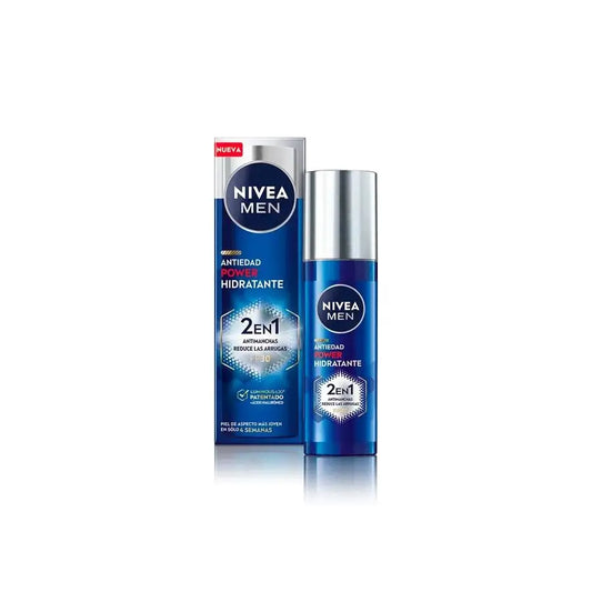 Nivea Men Power Hidratante Antimanchas e Rugas 2 em 1 Fp30, 50 ml