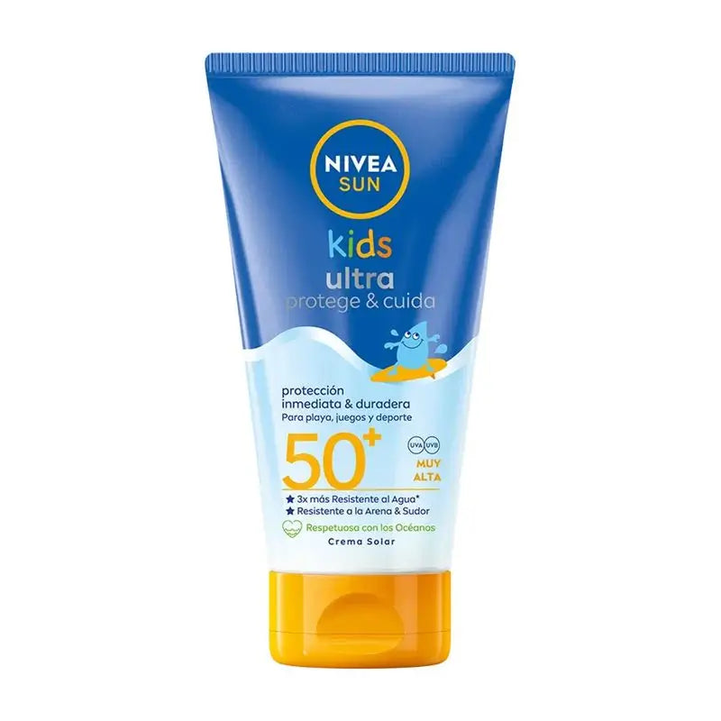 Nivea Sun Kids Ultra Protect & Care Loção Solar Fp50+, 150 ml