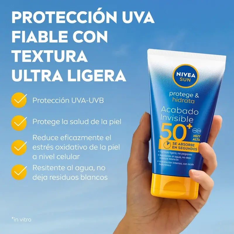 Nivea Sun Protect & Moisturise Invisible Finish Sun Lotion Spf50+ 150Ml