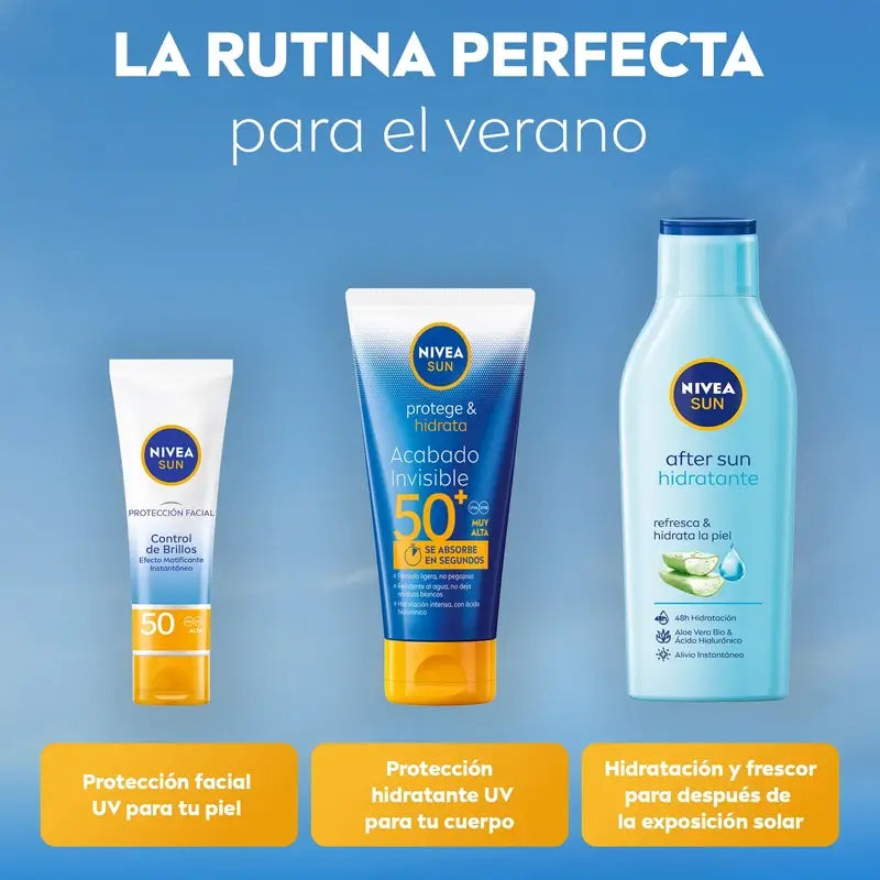 Nivea Sun Protect & Moisturise Invisible Finish Sun Lotion Spf50+ 150Ml