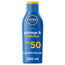 Nivea Sun Protect & Moisturise Loção Solar Spf50+ 200Ml