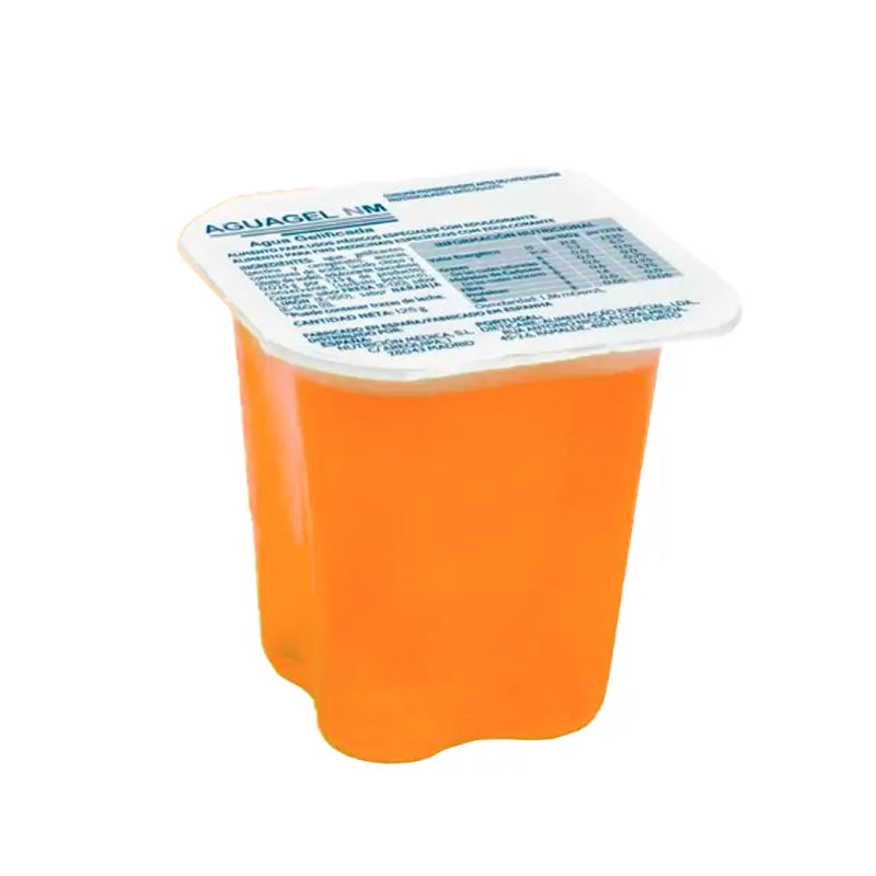 Aguagel Sabor a Laranja, 125g x 24 copos, Cantabria Labs Nutrição Médica