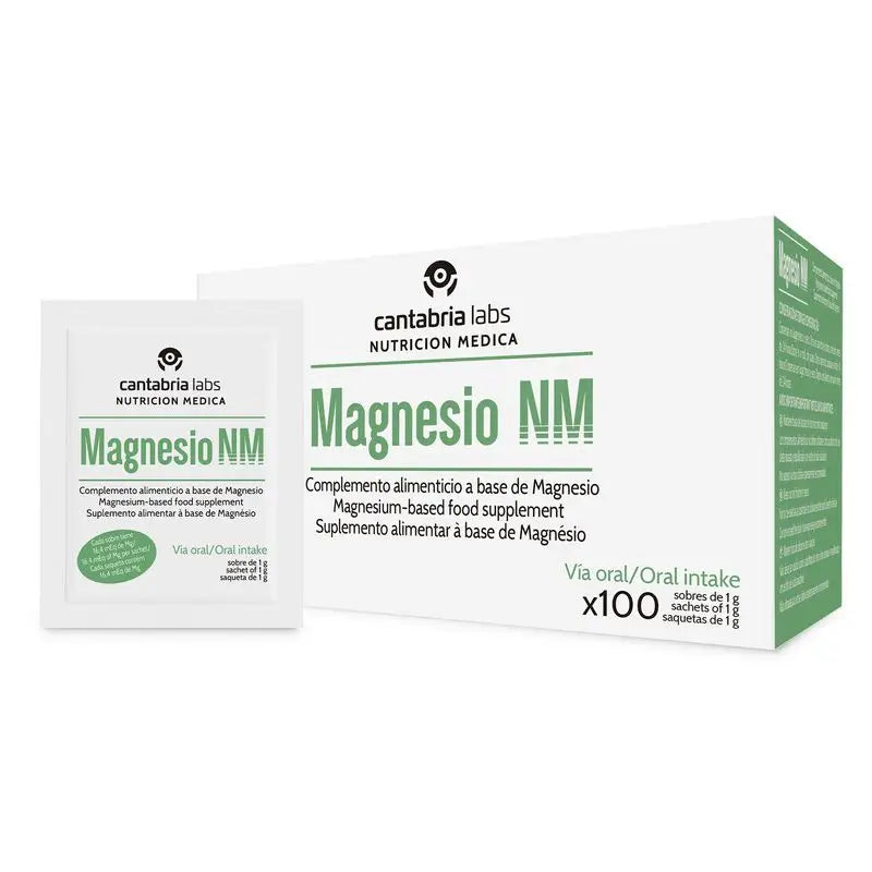 Magnésio NM 1g x 100 saquetas, Cantabria Labs Nutrición Médica