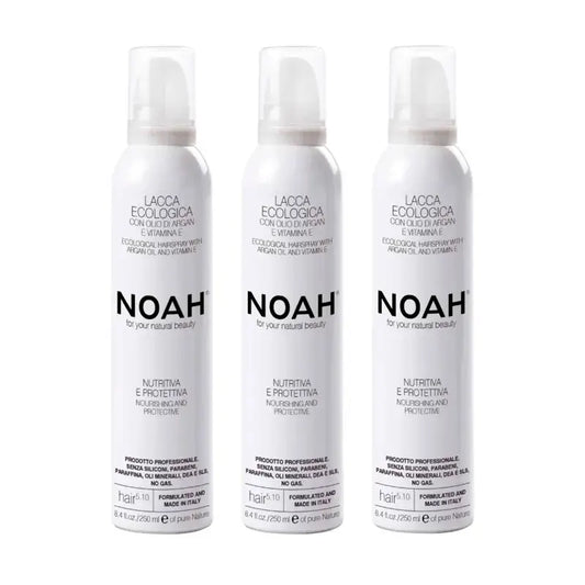 Noah Vitamin E Hair Spray, Embalagem 3 x 250Ml.