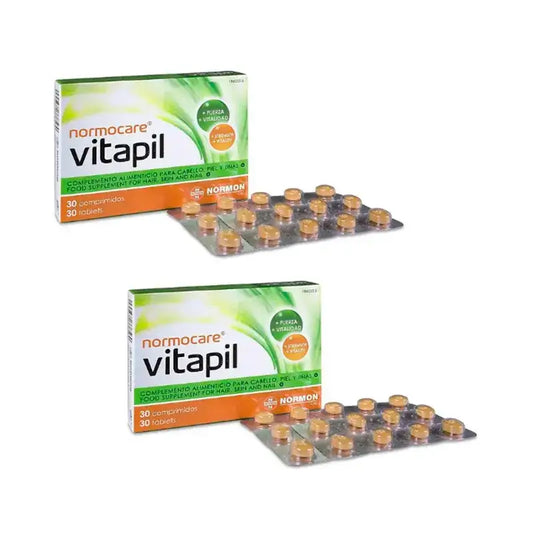 Normocare Vitapil, Embalagem 2 x 30 comprimidos