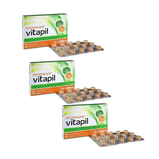 Normocare Vitapil, Embalagem 3 x 30 comprimidos