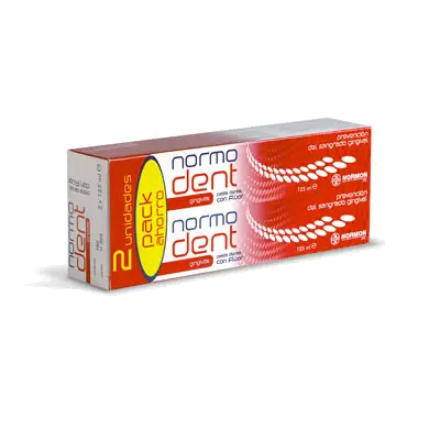 Conjunto Normodent GingiVITIS Paste Pack 2X125 ml