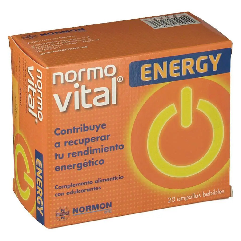 Energia Normovital 20 Ampolas