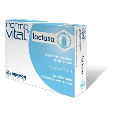 Lactase normovital 30 cápsulas