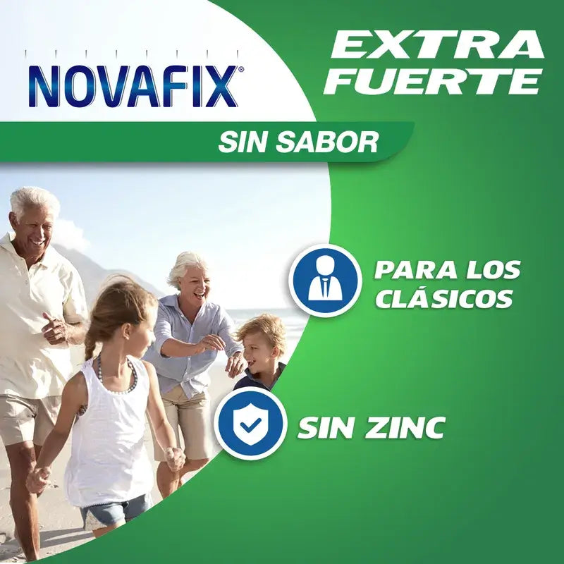 Novafix Creme Adesivo de Dentadura Extra Forte sem sabor 45 g